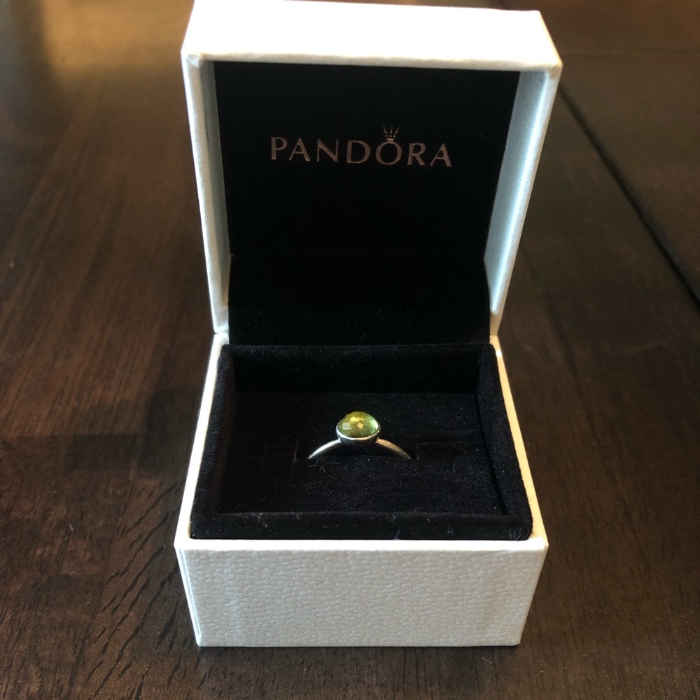 Pandora August birthstone ring